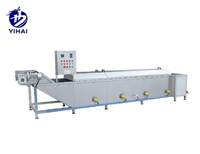 Blanching and finishing line